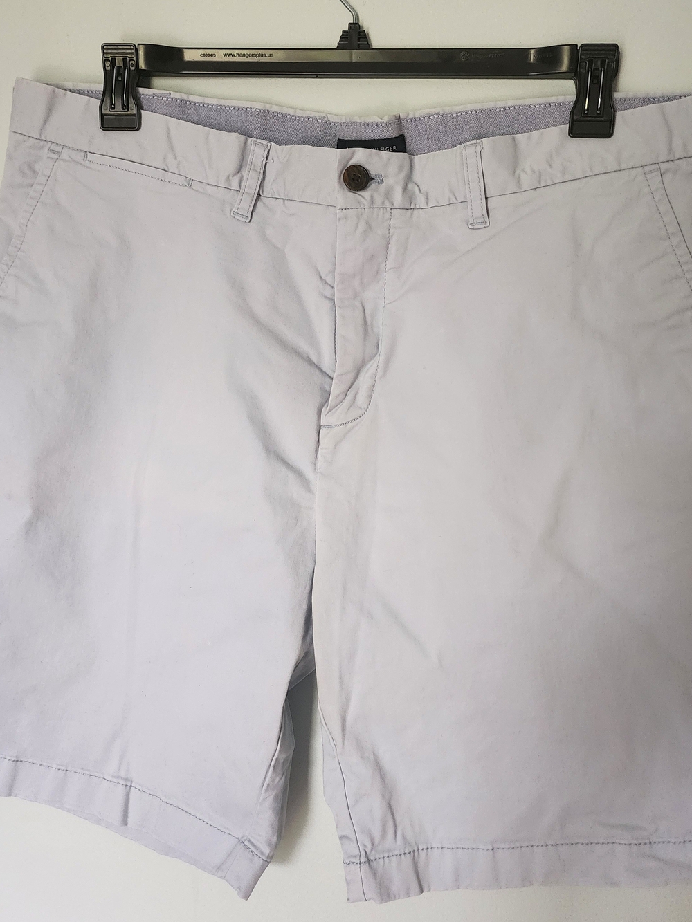 Tommy Hilfiger Light Lilac Flat Front Men's Shorts